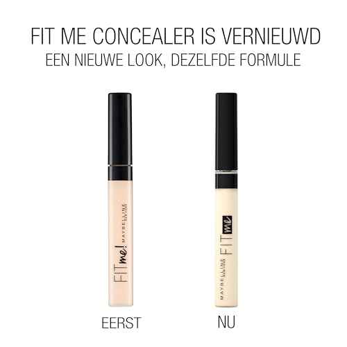Maybelline New York Fit Me Liquid Concealer Makeup, Natural Coverage, Lightweight, Conceals, Covers Oil-Free, Light, 1 Count (Packaging May Vary)