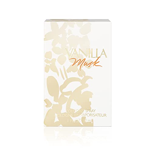 Vanilla Musk Cologne Spray for Women, 1 Fl Oz