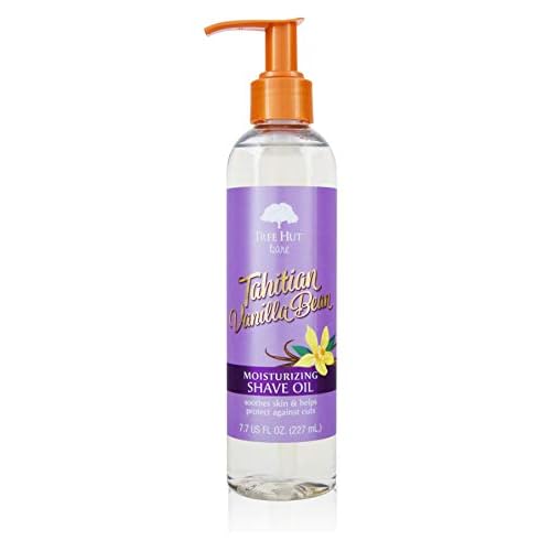 Tree Hut bare Moisturizing Shave Oil, Tahitian Bean, Vanilla, 7.7 Fl Oz