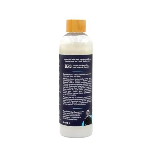 Debonair Bubble Bath ? Jasmine & Teakwood ? Bold, Sophisticated Scent, Sulfate-Free, Sensual Bath Soak ? 12 fl oz ? TOA Waters