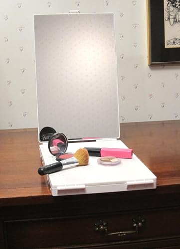 Portable Tri-Fold Mirror for Hair Styling, Makeup & Grooming