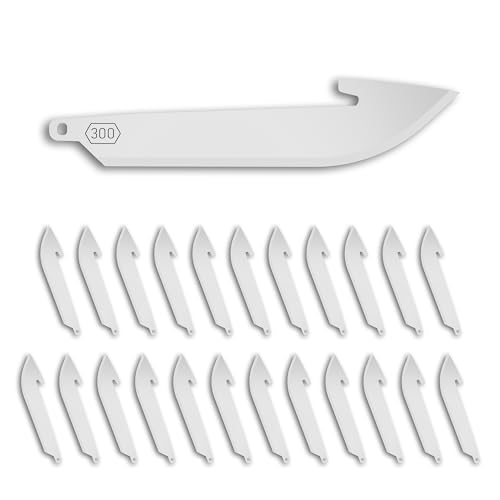 OUTDOOR EDGE 3.0" RazorSafe Replacement Drop-Point Blade Pack, 24-Pieces