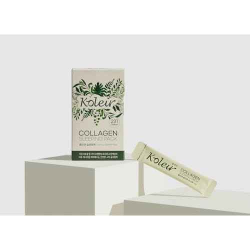 Koleur Collagen Sleeping Pack ? 15 Stick Packs with Niacinamide and Adenosine for Overnight Moisturizing Care