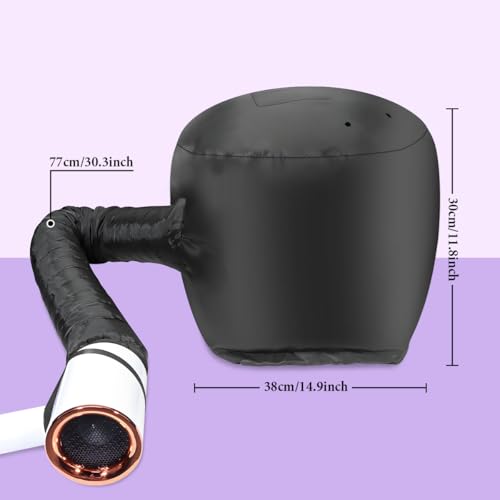 Hooded Hair Dryer Bonnet - Fast Drying & Heat Distribution