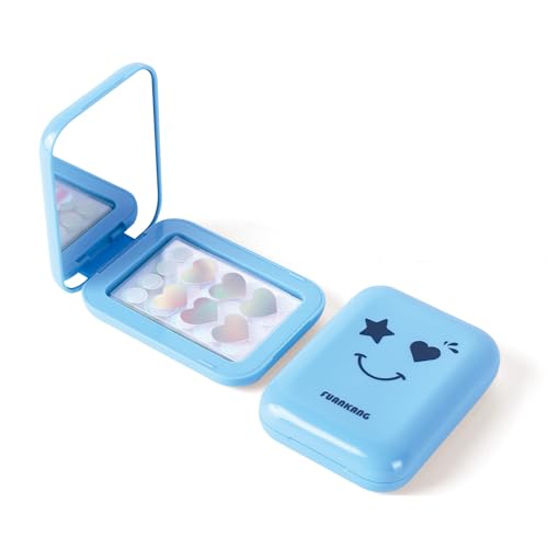 Pimple Patches for Face, Colorful Hydrocolloid Patches for Covering Zits and Blemishes, Cute Round Teardrop Heart Acne Patch, 208 Count (With a mirror case)