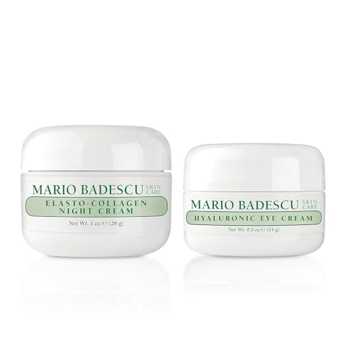 Mario Badescu Eye Cream for Dark Circles and Puffiness ? Hyaluronic, Caffeine or Glycolic ? Hydrating, Firming and Anti Aging Overnight Under Eye Care Treatment for Fine Lines and Wrinkles