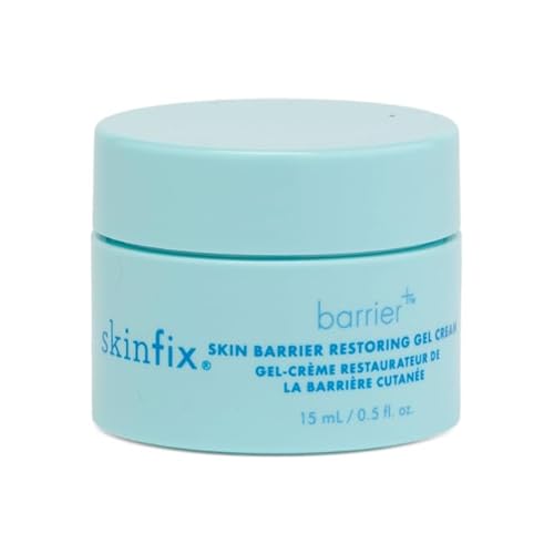 Skinfix Barrier+ Skin Barrier Restoring Gel Cream Mini - 0.5 oz - Hydrating Face Cream for Dry Skin - Strengthens, Visibly Plumps & Firms - Non-Comedogenic - Fragrance Free - Vegan, Cruelty Free