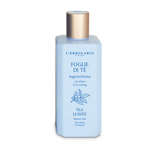 L'Erbolario Tea Leaves Face And Hand Cleansing Gel - With Oolong Tea Infusion - Floral Scent - Has A Distinctive Mild And Delicate Aroma - Leaving The Skin Feeling Soft And Silky - 8.5 Oz Body Wash