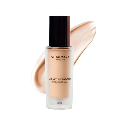 Charmacy Matte Liquid Foundation - 24hr Waterproof Full Coverage