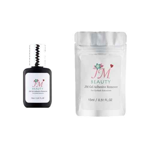 Gel Adhesive Remover for Eyelash Extensions, 15ml/0.51 FL.OZ, Quick-Acting Vegan and Gentle Formula, Safe, Easy to Apply, Eyelash Glue Remover Dissolves lash extension glue