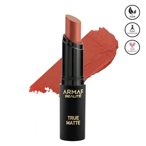 Armaf True Matte Bullet Lipstick - Long Lasting, 4ml