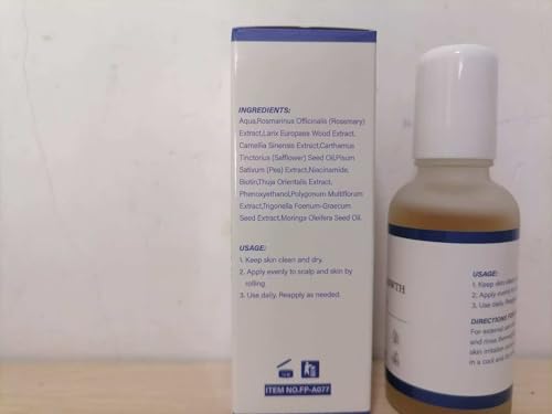 Hair Growth Serum Roll-On | Rosemary, Biotin & Redensyl