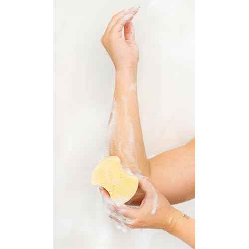 Spongables Pedi Scrub Foot Exfoliating 20+ Wash Sponge, Argan Oil, 2 Count