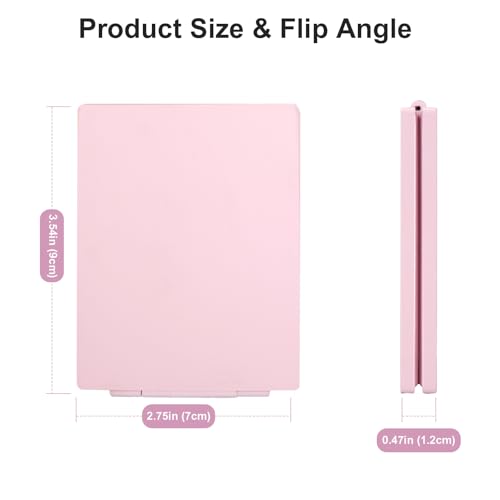 Kintion Compact Travel Mirror 1x/3x Magnification Pink