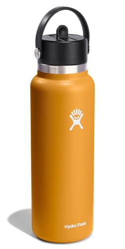 Hydro Flask 40 Oz Wide Mouth Flex Straw Cap Fossil