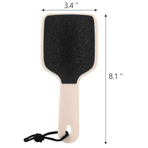 2 Pcs Curved Foot File Callus Remover for Feet, U Shaped Foot Scrubber Dual Sided Heel File Scraper Dead Skin Remover