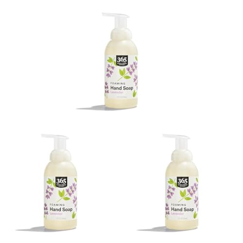 365 by Whole Foods Market, Soap Hand Foaming Lavender, 12 Fl Oz (Pack of 3)
