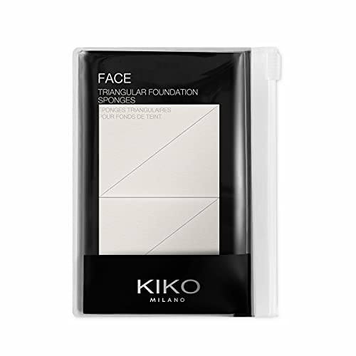 KIKO Milano Triangular Foundation Sponges | Latex-free Precision Make Up Sponges