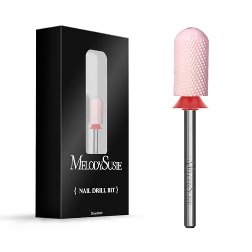 Ceramic Nail Drill Bit 3/32'' Smooth Round Top for Manicure & Pedicure