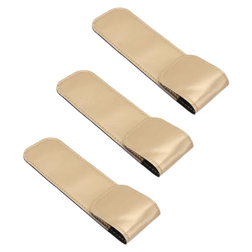 Beaupretty Pu Leather Tweezers Protective Case for Eyelash Grafting Smooth Shockproof Cover Travel Storage Sleeve 5.70X1.69X0.19In Lightweight Portable