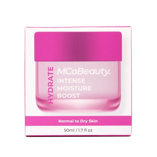 MCoBeauty - Hydrate Intense Moisture Boost - Rich Cream with Panthenol and Barrier Support - Daily Hydrating Moisturiser for Dehydrated Skin - Moisturizer Face Cream