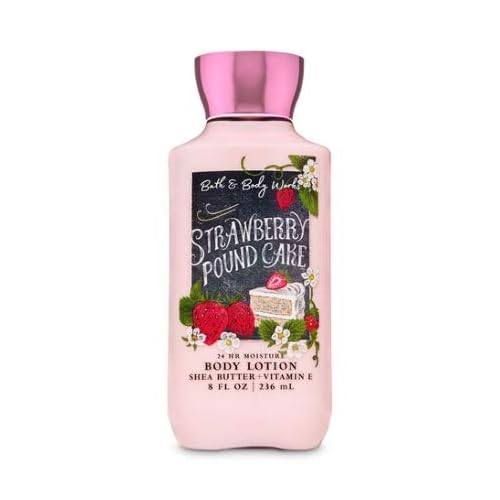 Bath and Body Works - Strawberry Pound Cake - Daily Trio - Shower Gel, Fine Fragrance Mist & Super Smooth Body Lotion- New 2020