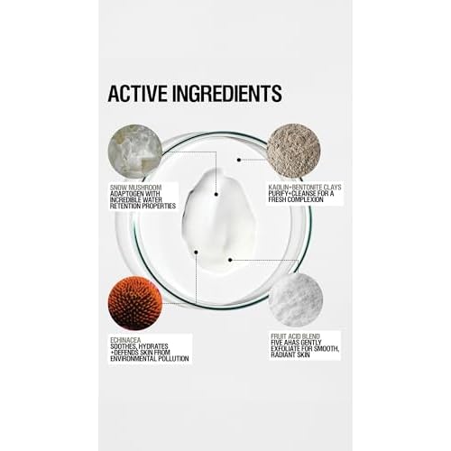 Grown Alchemist Skin Renewal Mask - Deep Cleansing Clay Mask for Face with All Natural Ingredients rich in Vitamins A, E & D - Facial Skin Care Product for Firmer, Smoother, & Toned Skin (75 ml)