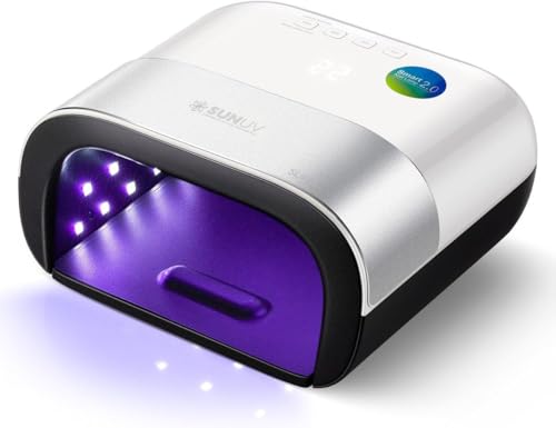 SUNUV SUN3 UV LED Nail Lamp for Gel Nails - 39 Beads, 4 Timers