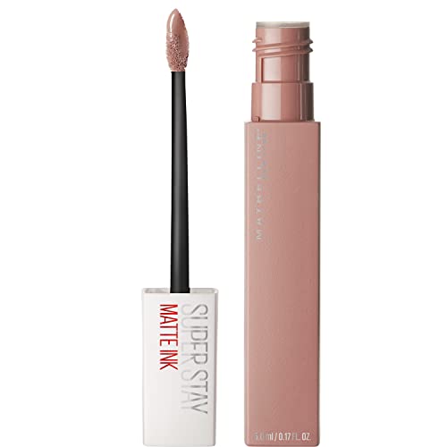 Maybelline Super Stay Matte Ink Liquid Lipstick Makeup, Long Lasting High Impact Color, Up to 16H Wear, Loyalist, Light Pink Beige, 1 Count