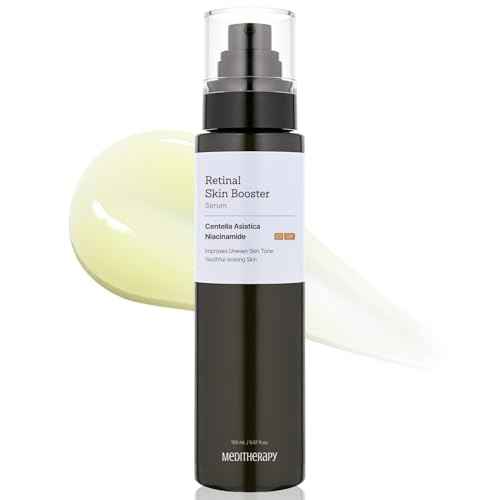 MEDITHERAPY Retinal Skin Booster Serum ? Beginner Friendly Non-Irritating Retinaldehyde for Face and Body ? Anti-Aging Retinol Pore Minimizer for Blemish Prone Skin? Korean Skin Care, 5.07 Fl.Oz Large