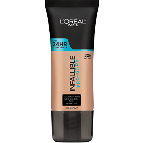 L'Oréal Paris Makeup Infallible Up to 24HR Pro-Glow Foundation, Buff Beige, 1 fl oz.