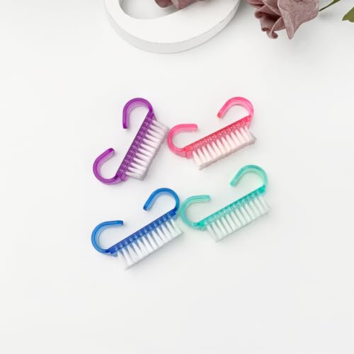24 Pack Handle Grip Nail Brushes for Fingernails & Toes