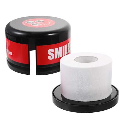 Dispenser for Neck Strips, Neck Covering Paper Barber Neck Strip Holder, Barber Neck Strip, Neck Strip Barber Roll Holder, Paper Case Container Barber Salon with Suction Cup Base (1Pcs Dispenser)