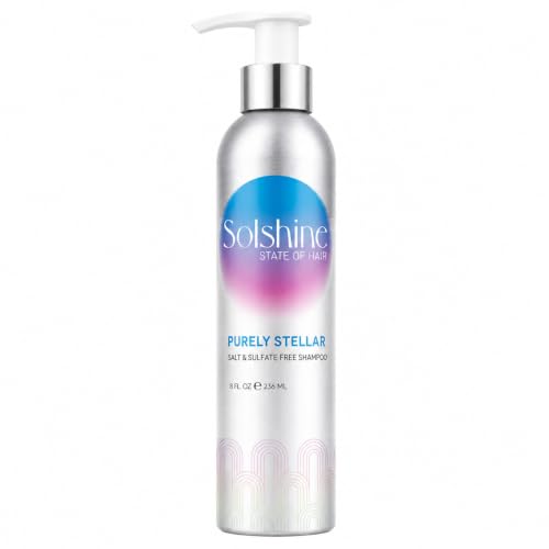 Solshine Purely Stellar Salt- & Sulfate-Free Shampoo - Lightweight Clarifying Cleanser