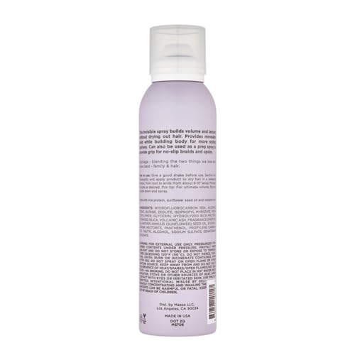 Hairitage Magic Spell Texturizing Spray - Volumizing Texture Spray Bottle for Women, Works with Straight, Wavy, Curly Hair, With Rice Protein + Sunflower Seed Oil - Enhances Styled Hair, 5.9 oz