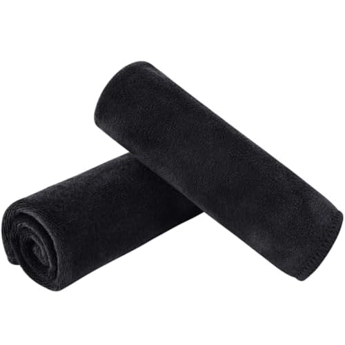 SINLAND Microfiber Facial Cloths Fast Drying Washcloth 12inch x 12inch Absorbent Face Wash Cloth Soft Makeup Remover Cloths