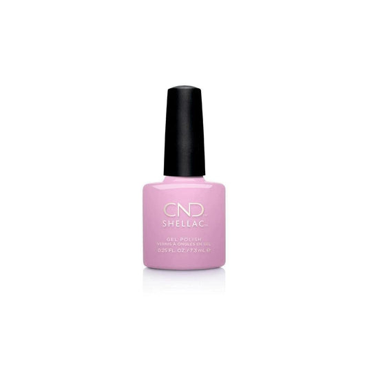 CND Shellac Gel Nail Polish, Long-lasting NailPaint Color with Curve-hugging Brush, Pink Polish, 0.25 fl oz