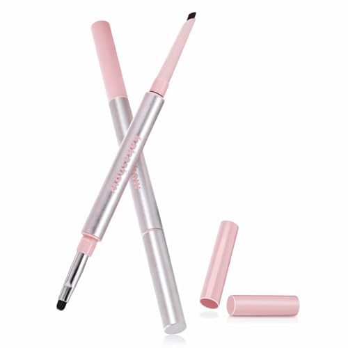 Liquid Gel Eyeliner Waterproof - Smudge-Proof, Dual-Ended with Brush