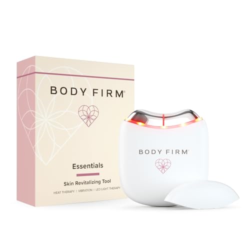 Body Firm Crepe Erase Skin Revitalizing Tool, Red Light Therapy Device, Lift & Smooth Body & Neck, Portable Handheld Heat & Vibration Beauty Tool for Skin Care Absorption & Body Repair