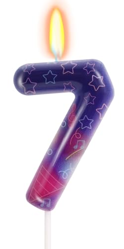 Demon Slayer Birthday Candles Number 7 - Party Supplies