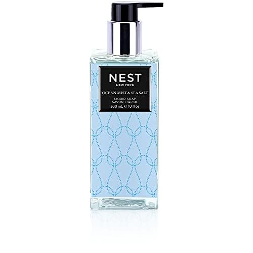 NEST Fragrances Scented Liquid Hand Soap- Ocean Mist & Sea Salt , 10 fl oz
