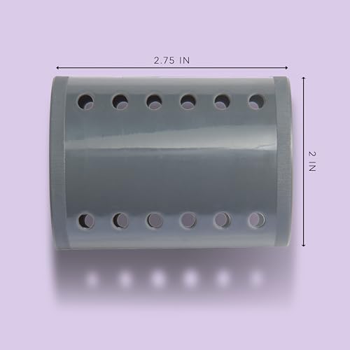 Diane 2-Inch Hair Rollers, 12-Pack Large Vented Curlers for Volume & Blowouts