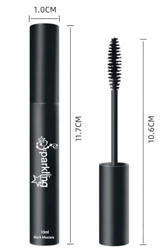 2-Pack Waterproof Black Mascara with Argan Oil & Silk Fibers