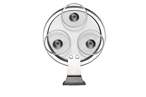 Ettori Fogless Shower Mirror with Razor Holder - 3 Suction Cups