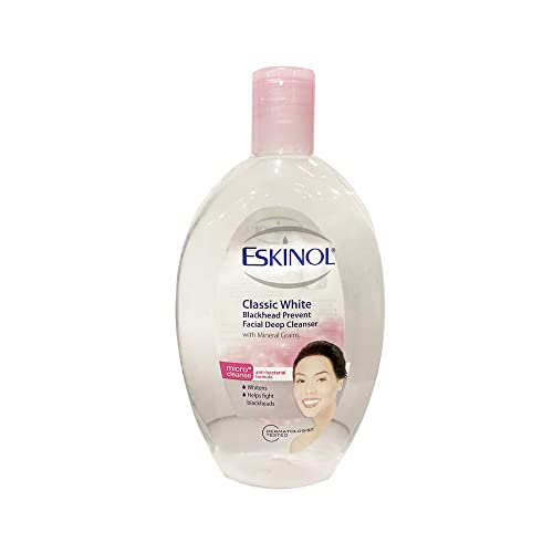 Eskinol Facial Cleanser 225 Ml - 7.6 Oz (Pack of 6) (Classic with Grains)