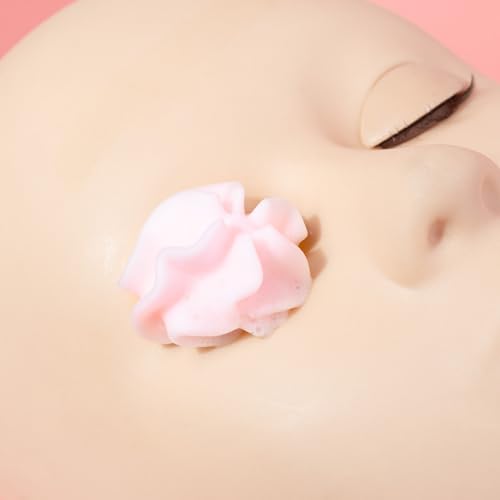 Whipped Lash Cream Shampoo Foam Cleanser | Eyelash Extension Cleaning Bath Kit | Salon & Home Use 100ml Strawberry Pink