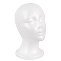 MapofBeauty White Foam Wig Head Stand & Mannequin Display for Hats, Masks