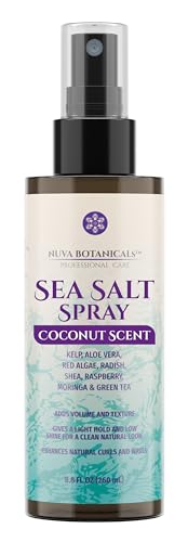 Coconut Sea Salt Hair Texturizing Spray - Beach Waves & Volume
