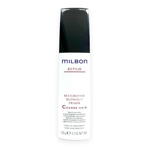 Milbon Repair Restorative Blowout Primer for Coarse Hair 4.2oz