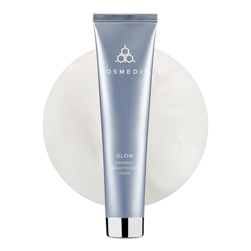 COSMEDIX Glow Bamboo Brightening Facial Mask ? PM Exfoliating Facial Scrub for Tired, Dull & Uneven Skin - Anti-Aging Gentle Night Face Exfoliator with Bamboo & Niacinamide - All Skin Types